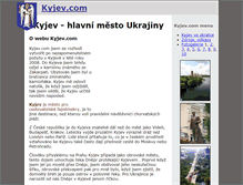 Tablet Screenshot of kyjev.com